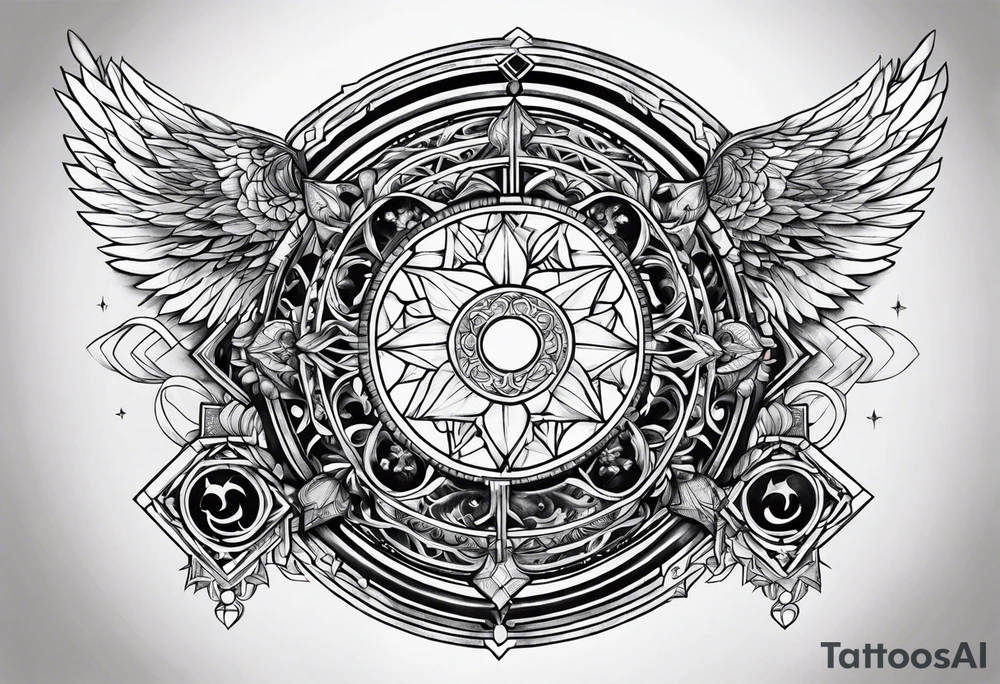 Gates of heaven tattoo idea