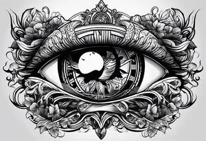 No need to run after the time tattoo idea