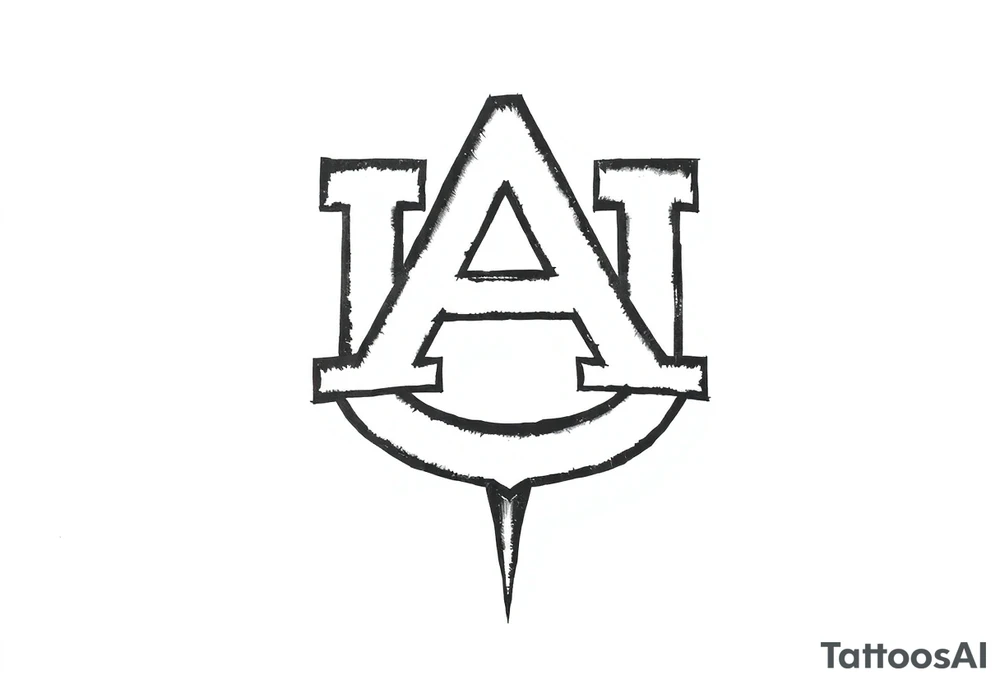 Auburn symbol tattoo idea