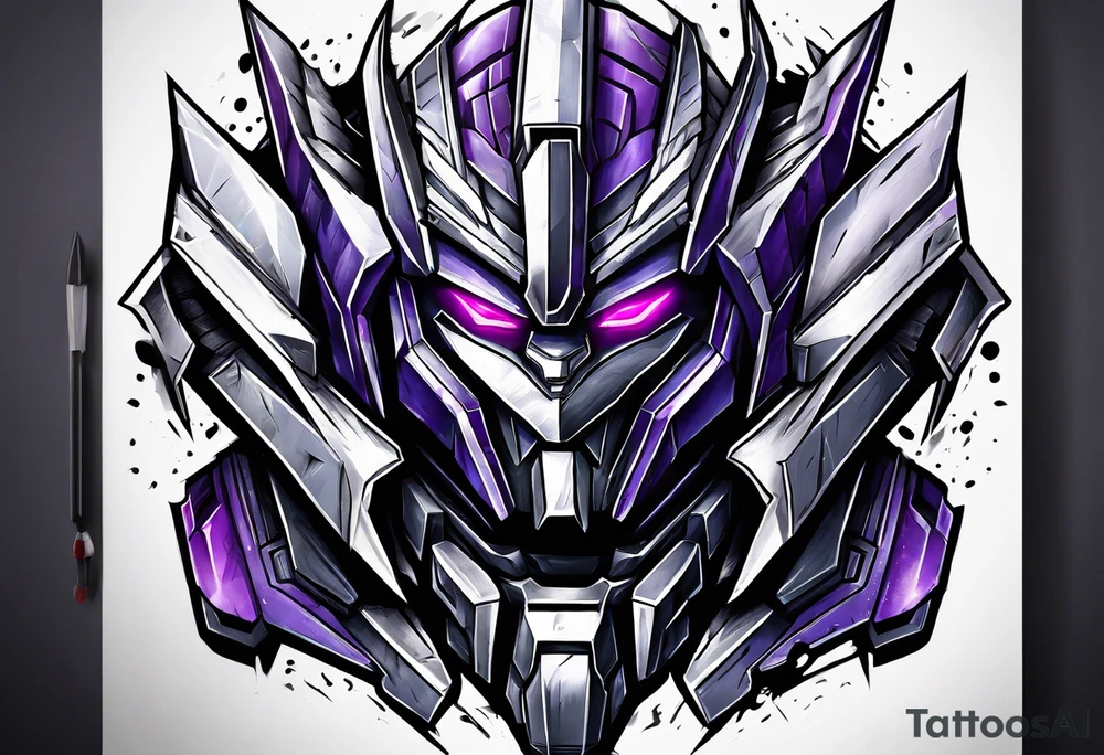 Decepticon Megatron tattoo idea