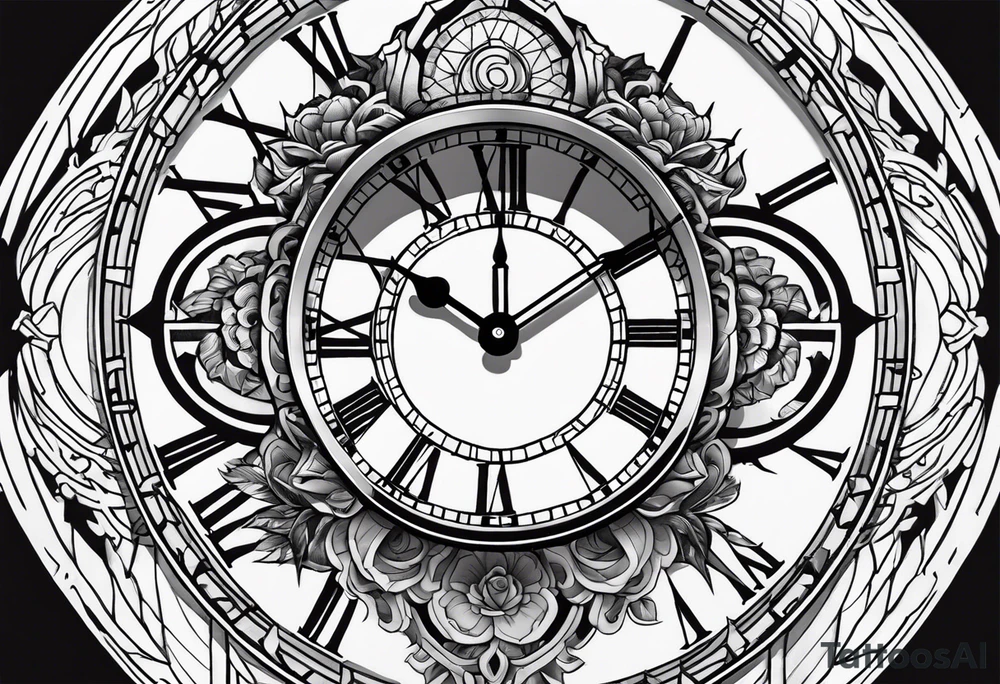 1-6-99 with a clock with armariyaun richardson tattoo idea 1-6-99 with a clock with armariyaun richardson tattoo idea