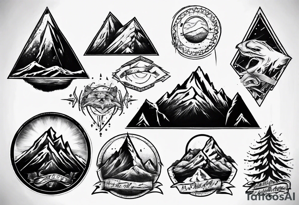 Mountain tattoo idea