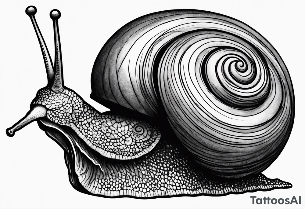 Snail tattoo idea