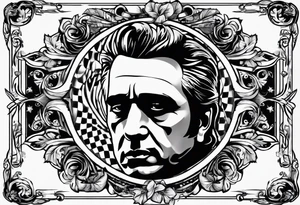 Western playing card tattoo tattoo idea