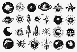 Space tattoo idea