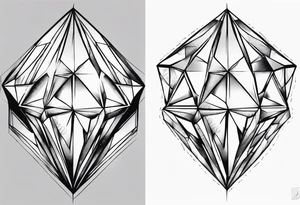 A diamond tattoo idea
