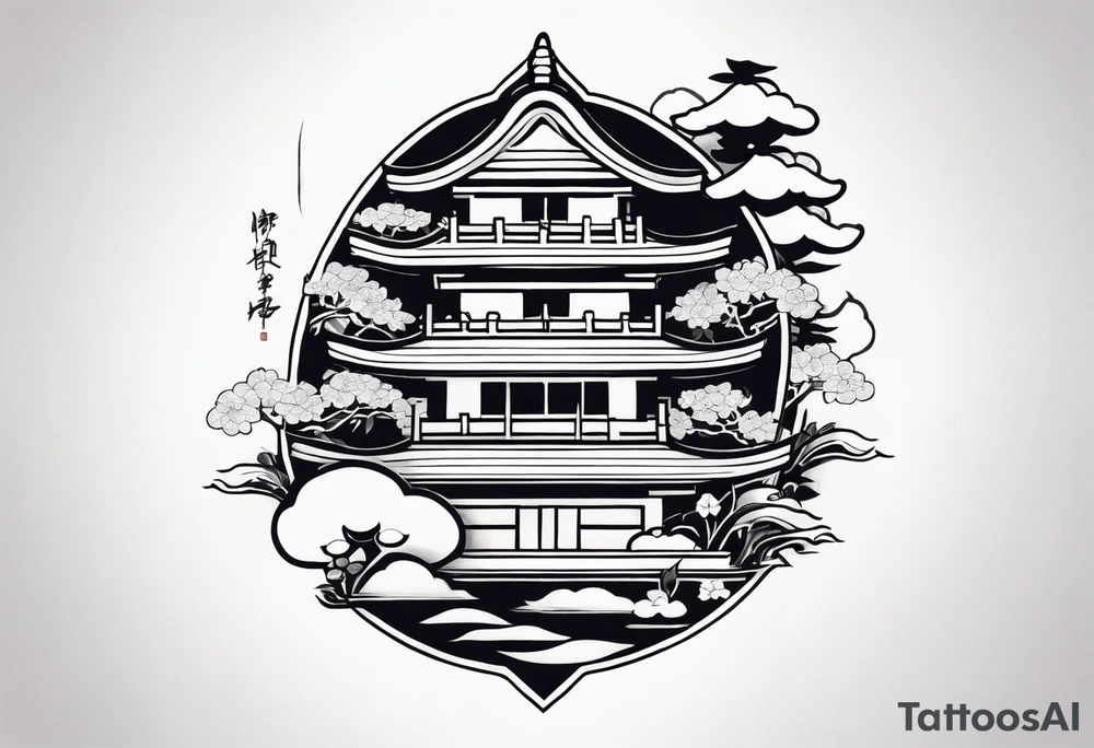 Japanese heritage in a sleeve format tattoo idea