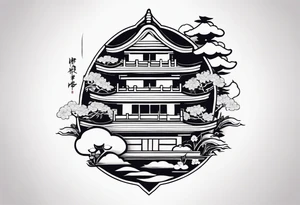 Japanese heritage in a sleeve format tattoo idea