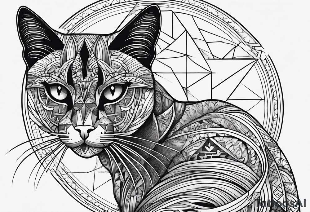Black Cat tattoo idea