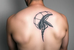 Alien cielo colores 3d tattoo idea