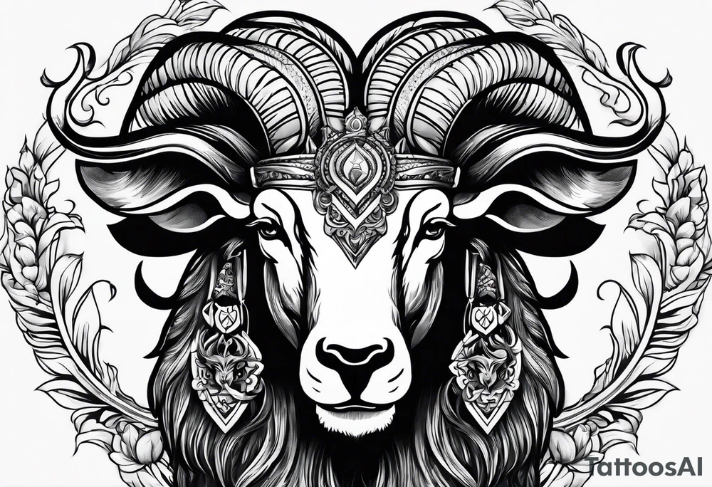 Fire Aries tattoo tattoo idea