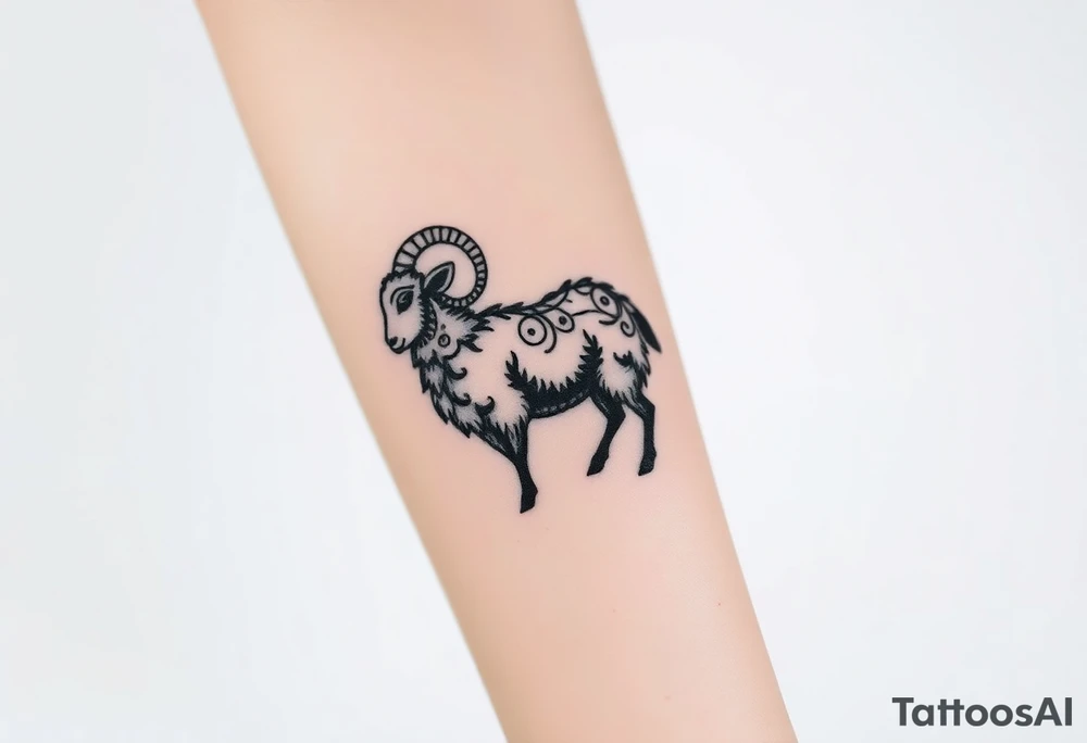 Black sheep tattoo idea