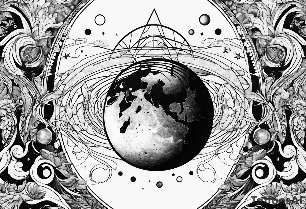 A new planet where people can be themselves, without racism tattoo idea