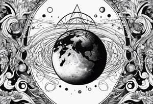 A new planet where people can be themselves, without racism tattoo idea