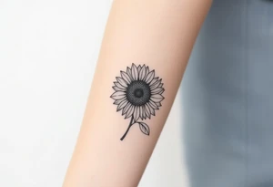 Sunflower tattoo idea