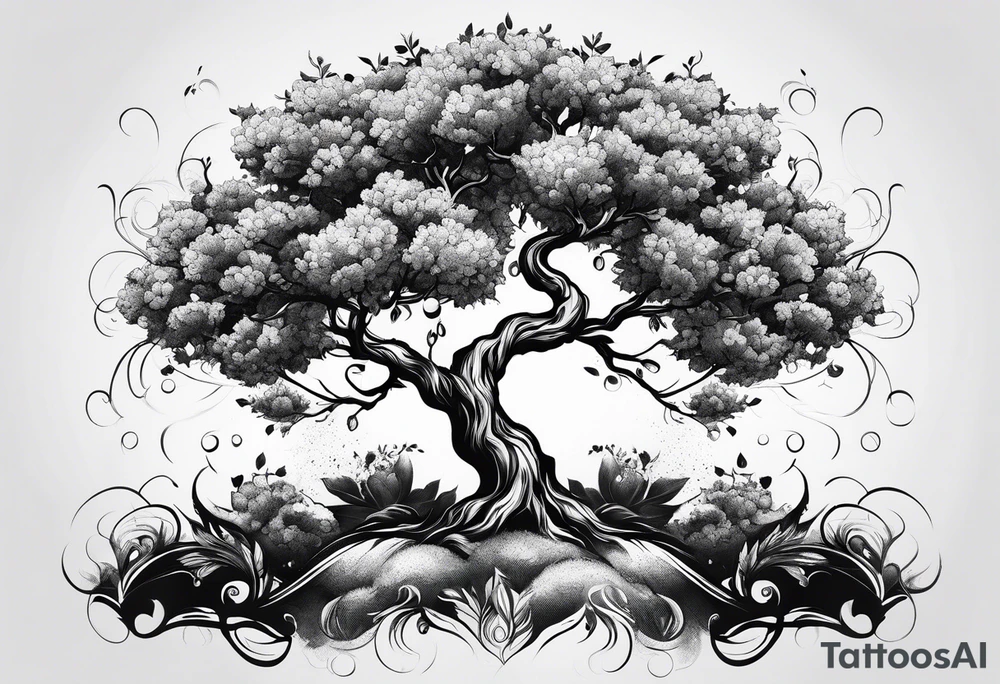 Apple tree tattoo idea