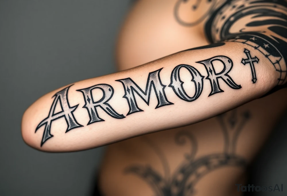 ARMOR tattoo idea