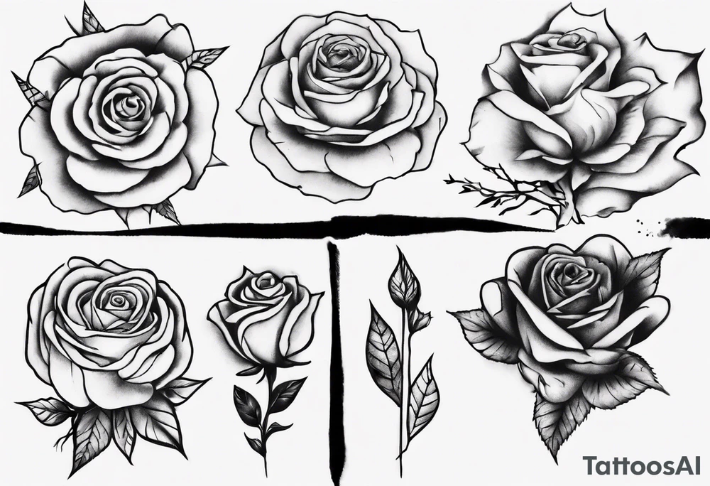 ROSAS NEGRAS tattoo idea