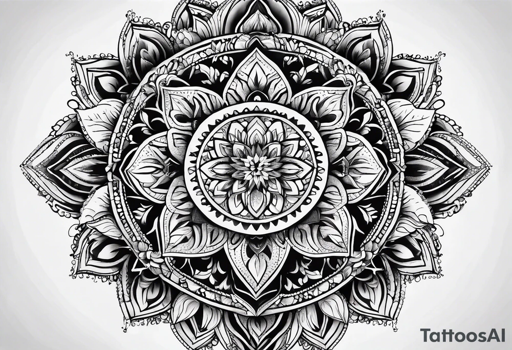 Mandala tattoo idea