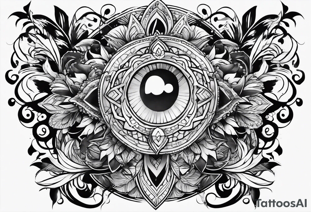 full sleeve canvas tattoo idea