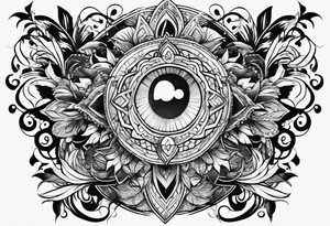 full sleeve canvas tattoo idea