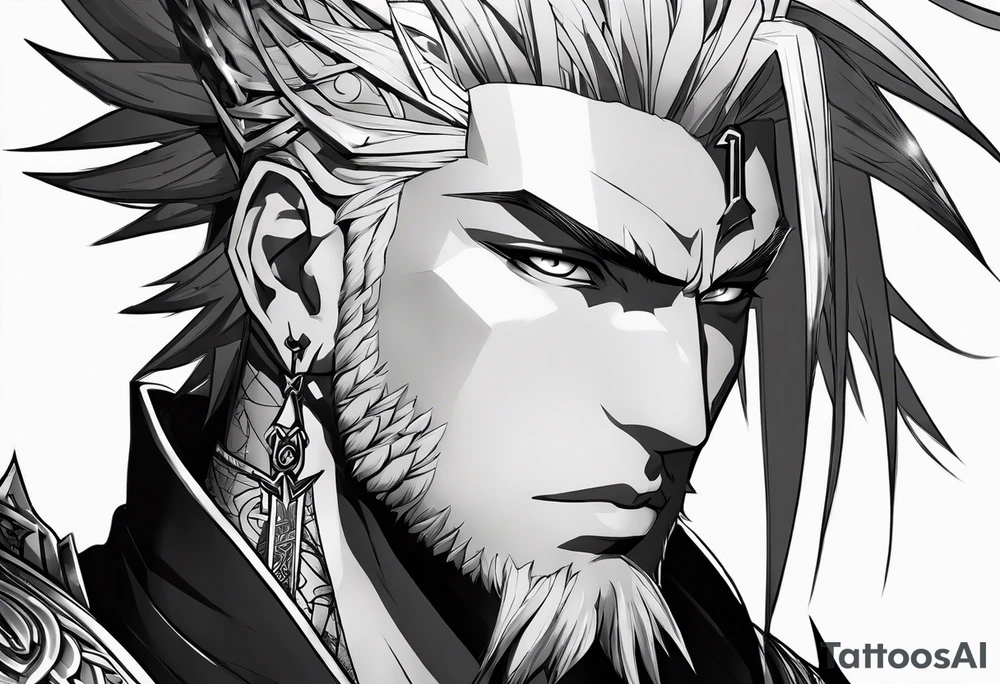 gilgamesh from fate stay night tattoo idea