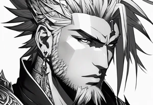 gilgamesh from fate stay night tattoo idea