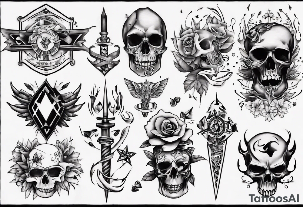 schwert tattoo idea