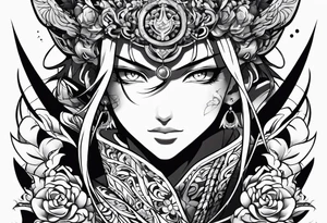 yujiro hanma anime tattoo idea