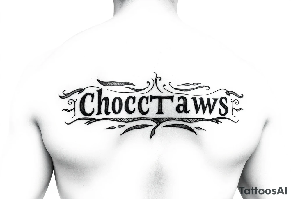 Choctaw childrens names wrist tattoo idea