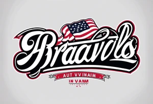 Script: Aut viam inveniam, aut faciam” in new era Atlanta braves font tattoo idea