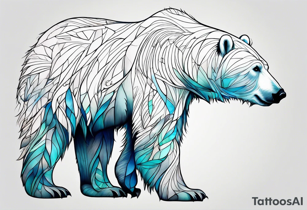 polar bear in italy tattoo idea