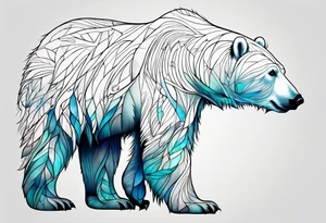 polar bear in italy tattoo idea