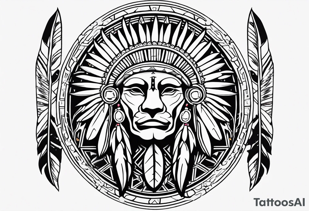 Osage Indian seal tattoo idea