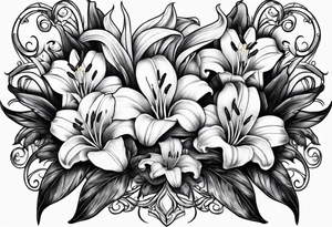 Demetrius with lillies tattoo idea