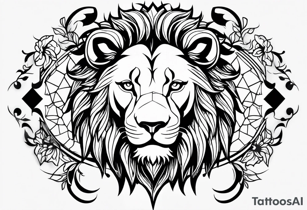 Flandre lion tattoo idea