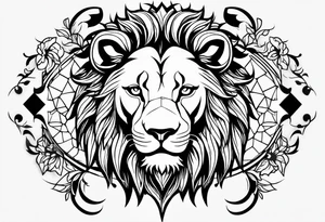 Flandre lion tattoo idea