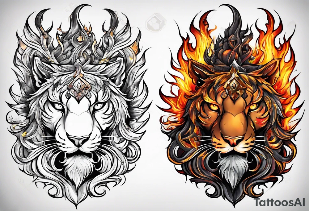Fire tattoo idea