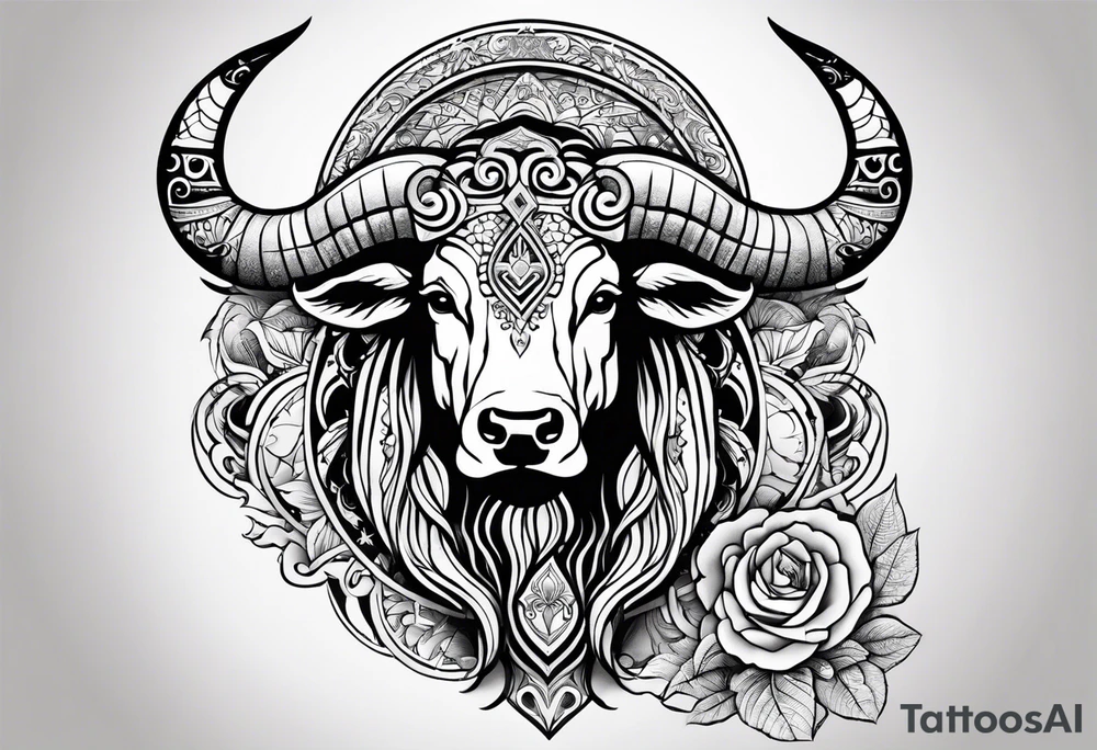 Taurus, Aquarius, Libra, half sleeve, zodiac 
symbols tattoo idea