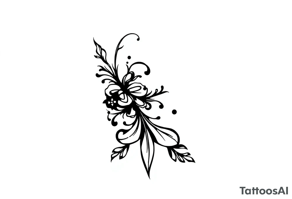 hip tattoo on the hip tattoo idea