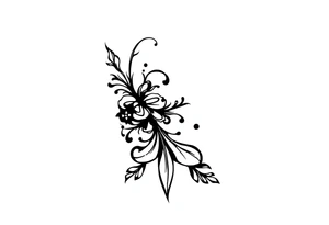 hip tattoo on the hip tattoo idea