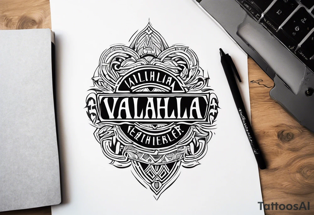 Valhalla tattoo idea