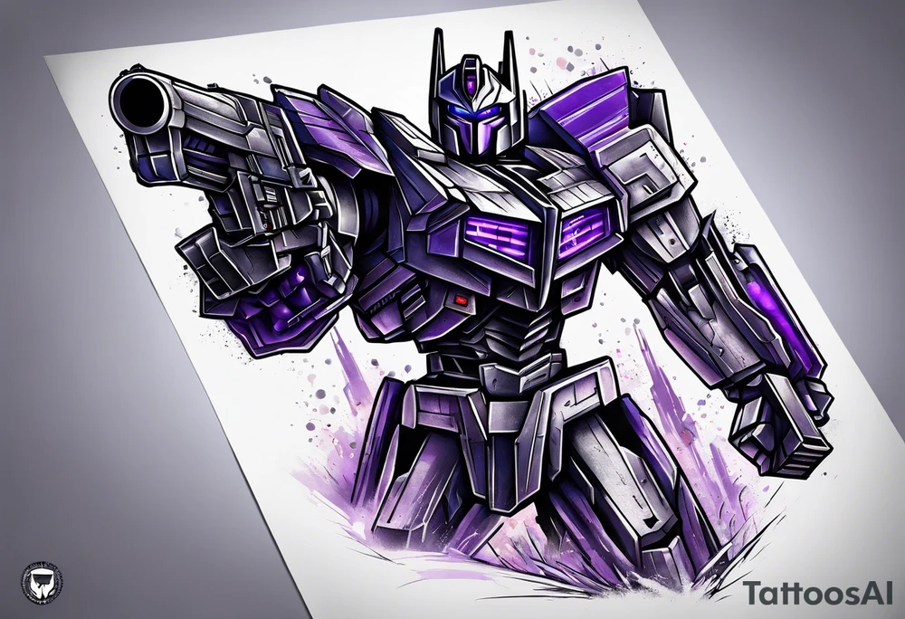 Decepticon Megatron tattoo idea