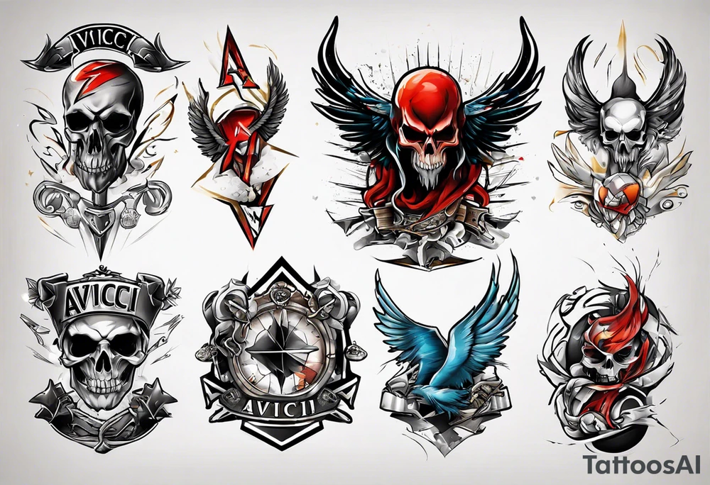 Avicci logo tattoo idea