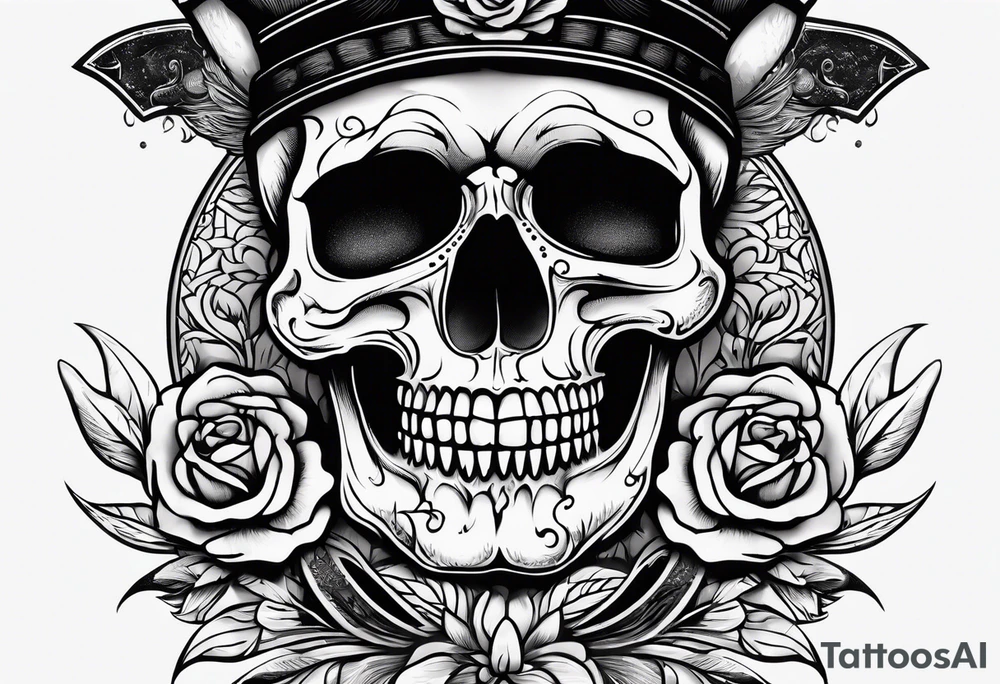 skull tattoo idea