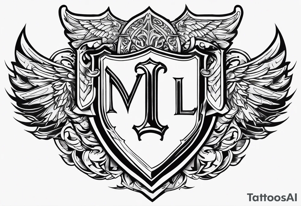 Valhalla sheild tattoo idea