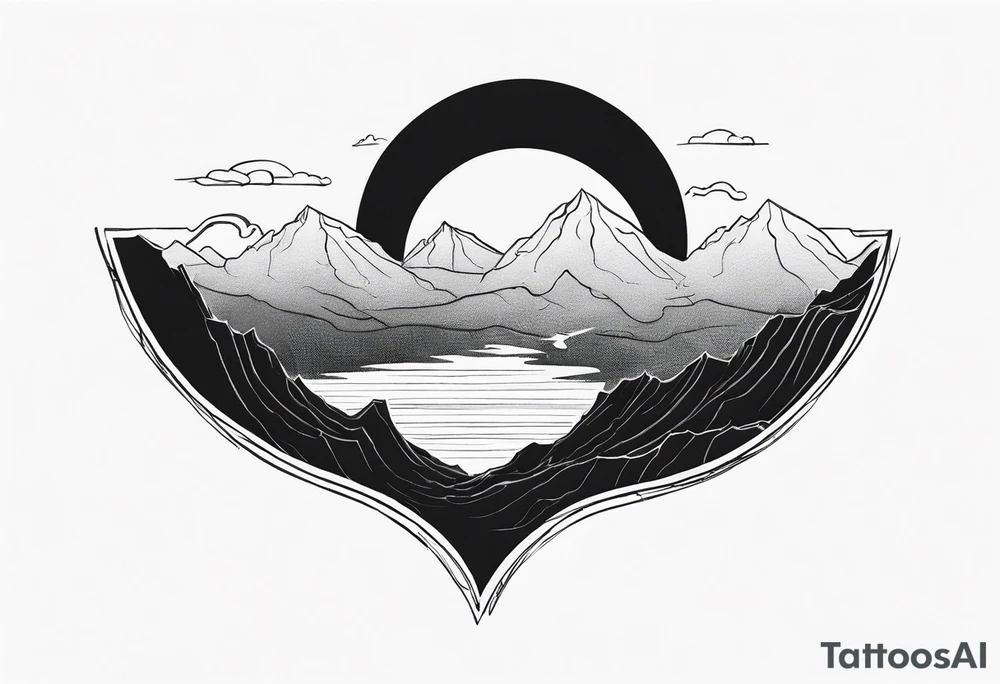 words that say on top of the world looking over the edge tattoo idea