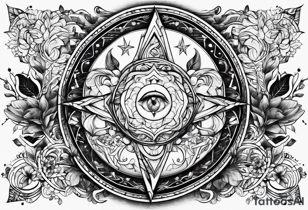 serotonin symbol tattoo idea