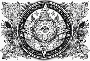 serotonin symbol tattoo idea