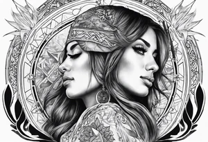 arcangel in the sky tattoo idea